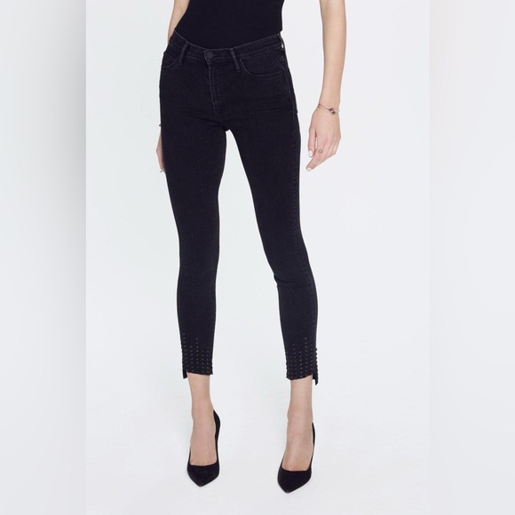 MOTHER Denim - MOTHER The Stunner Zip Ankle Step Fray in Wrong Side of the Track, sz 27